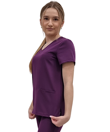 Bluza medyczna Basic Premium - fioletowa