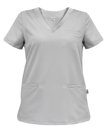 Bluza medyczna Basic Premium - szara