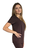 Bluza medyczna Basic Premium - czekoladowa