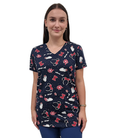 Bluza medyczna W6 elastyczna - bawełna