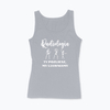 Damski Tank Top z nadrukiem Radiologia - szary