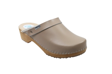 Chodaki Medyczne Damskie Skórzane MED-D04-35 Comfort+ - białe