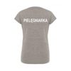 T-shirt - pielęgniarka, koszulka medyczna damska - szara