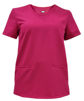 Bluza medyczna Basic Premium -amarantowa