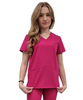 Bluza medyczna Basic Premium -amarantowa