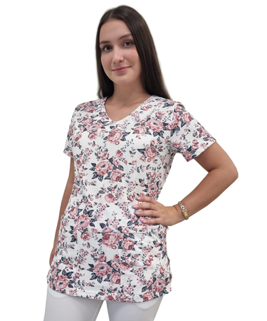 Bluza medyczna W11 elastyczna - bawełna