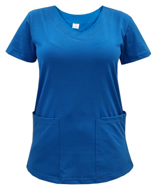 Bluza chirurgiczna damska - ZOE - chabrowa