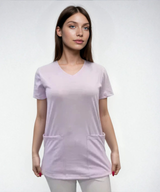 Bluza chirurgiczna damska - ZOE - jasny fiolet