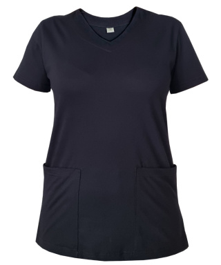 Bluza chirurgiczna damska - ZOE - czarna