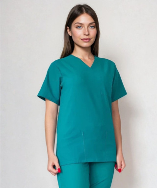 Bluza medyczna damska - AMELIA - zielony
