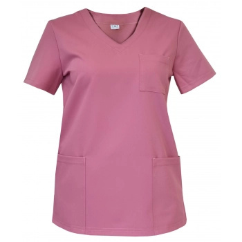 Bluza medyczna damska - CASSIE - brudny róż Bluza medyczna damska - CASSIE - brudny róż