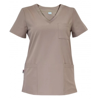 Bluza medyczna damska - CASSIE - beż Bluza medyczna damska - CASSIE - beż