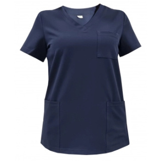 Bluza medyczna damska - CASSIE - ciemny granat