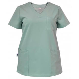 Bluza medyczna damska - CASSIE - mięta