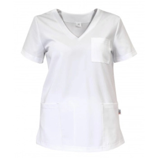 Bluza medyczna damska - CASSIE - biały