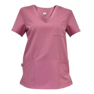 Bluza medyczna damska - DAISY - brudny róż