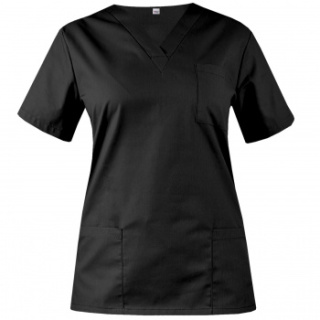 Bluza medyczna damska - ARIA - czarny