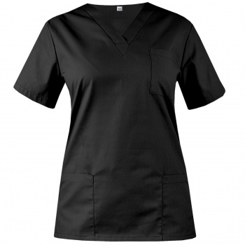 Bluza medyczna damska - ARIA - czarny Bluza medyczna damska - ARIA - czarny