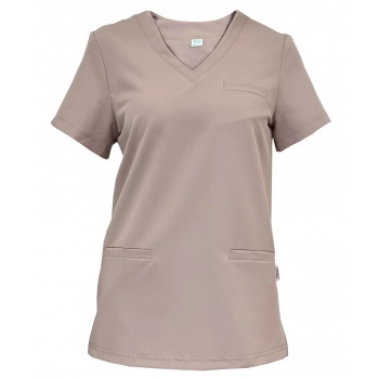 Bluza medyczna damska - DAISY - beż