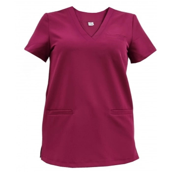 Bluza medyczna damska - DAISY - wiśnia Bluza medyczna damska - DAISY - wiśnia