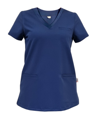 Bluza medyczna damska - DAISY - granat