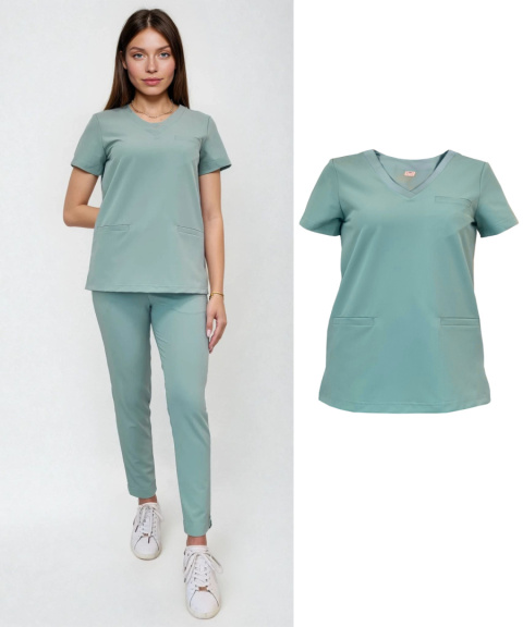 Bluza medyczna damska - DAISY - mięta Bluza medyczna damska - DAISY - mięta