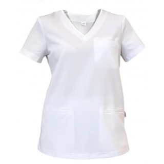 Bluza medyczna damska - DAISY - biały