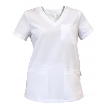 Bluza medyczna damska - DAISY - biały