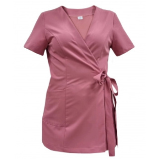 Bluza medyczna damska - LENA - brudny róż