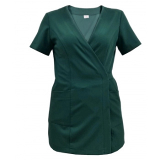 Bluza medyczna damska - LENA - zieleń butelkowa