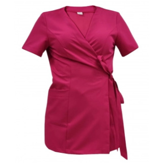 Bluza medyczna damska - LENA - amarant