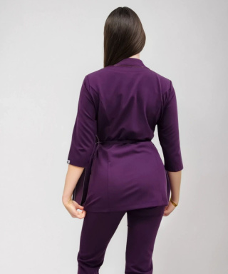 Bluza medyczna kosmetyczna - LISA - fiolet