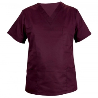 Bluza medyczna męska - ARES - śliwka
