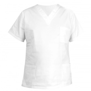 Bluza medyczna męska - ARES - biały