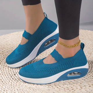 Buty oddychające z poduszką powietrzną AirStride Med - niebieskie