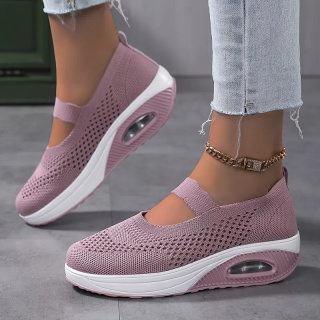 Buty oddychające z poduszką powietrzną AirStride Med - różowe