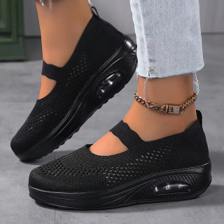 Buty oddychające z poduszką powietrzną AirStride Med - czarne