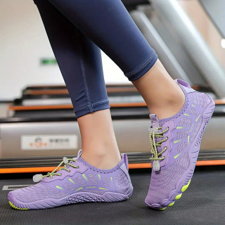 BareLite Flex – damskie oddychające buty barefoot antypoślizgowe - fioletowy