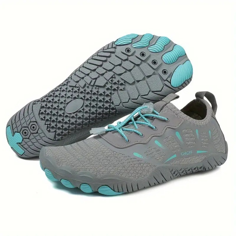 BareLite Flex – damskie oddychające buty barefoot antypoślizgowe - szare BareLite Flex – damskie oddychające buty barefoot antypoślizgowe - szare