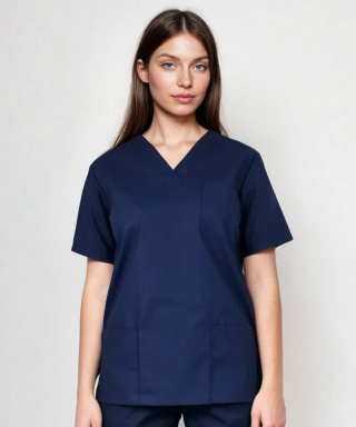 Bluza medyczna damska - ARIA - granat