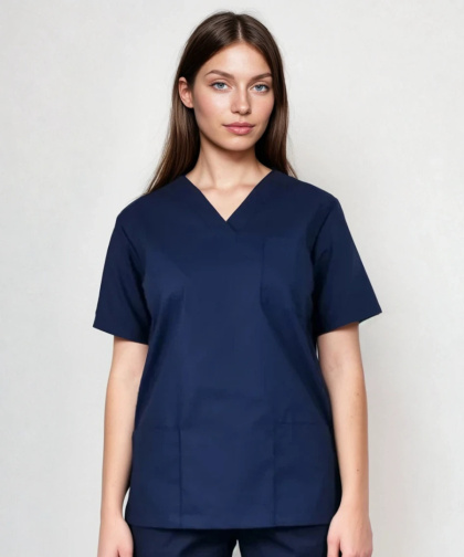 Bluza medyczna damska - ARIA - granat