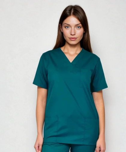 Bluza medyczna damska - ARIA - morski