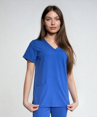 Bluza medyczna damska - DAISY - chabrowy