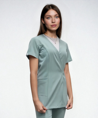Bluza medyczna damska - LENA - mięta