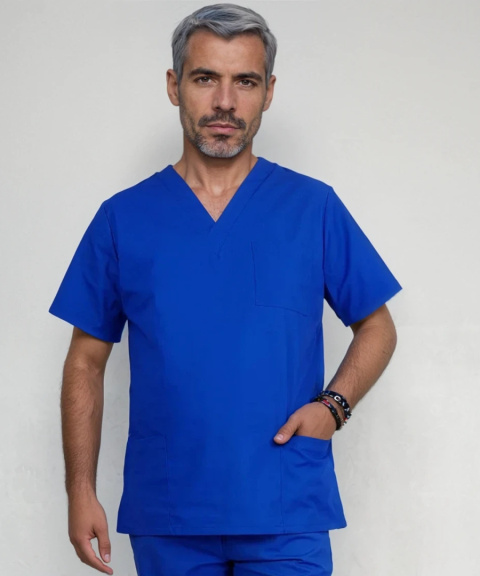 Bluza medyczna męska - ARES - chabrowy Bluza medyczna męska - ARES - chabrowy