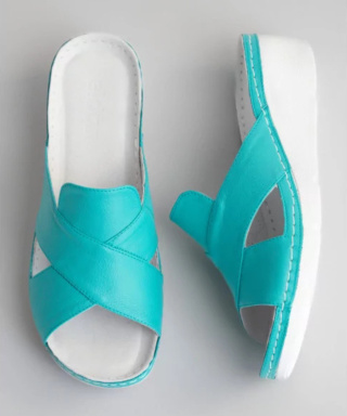 Buty medyczne damskie - KD MED 111 - turkus