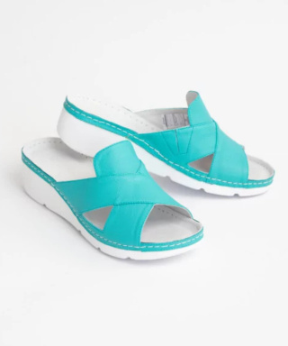 Buty medyczne damskie - KD MED 111 - turkus