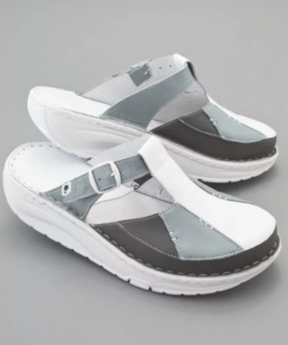 Buty medyczne damskie - KD MED 54 biały-grafit-szary