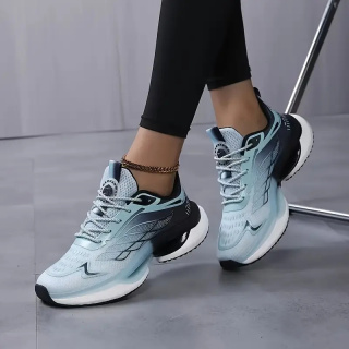 Damskie buty sportowe do biegania z poduszką powietrzną - niebieskie