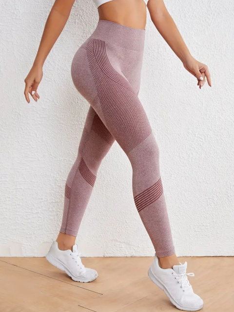 FlexCore – bezszwowe legginsy sportowe z wysokim stanem Szybkoschnące, rozciągliwe spodnie do jogi i fitnessu - różowe FlexCore – bezszwowe legginsy sportowe z wysokim stanem Szybkoschnące, rozciągliwe spodnie do jogi i fitnessu - różowe